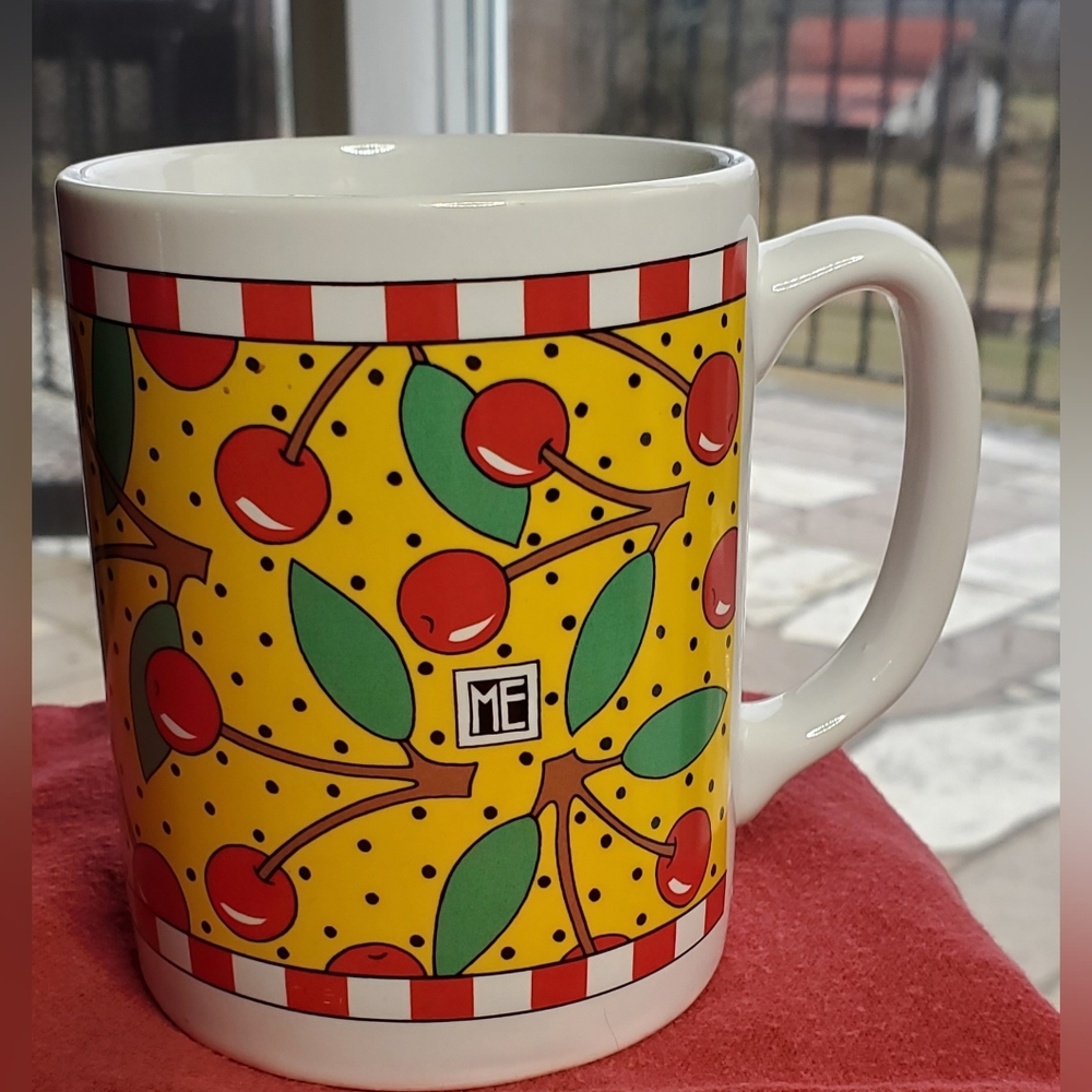 Mary Engelbreit Cherry Mug
